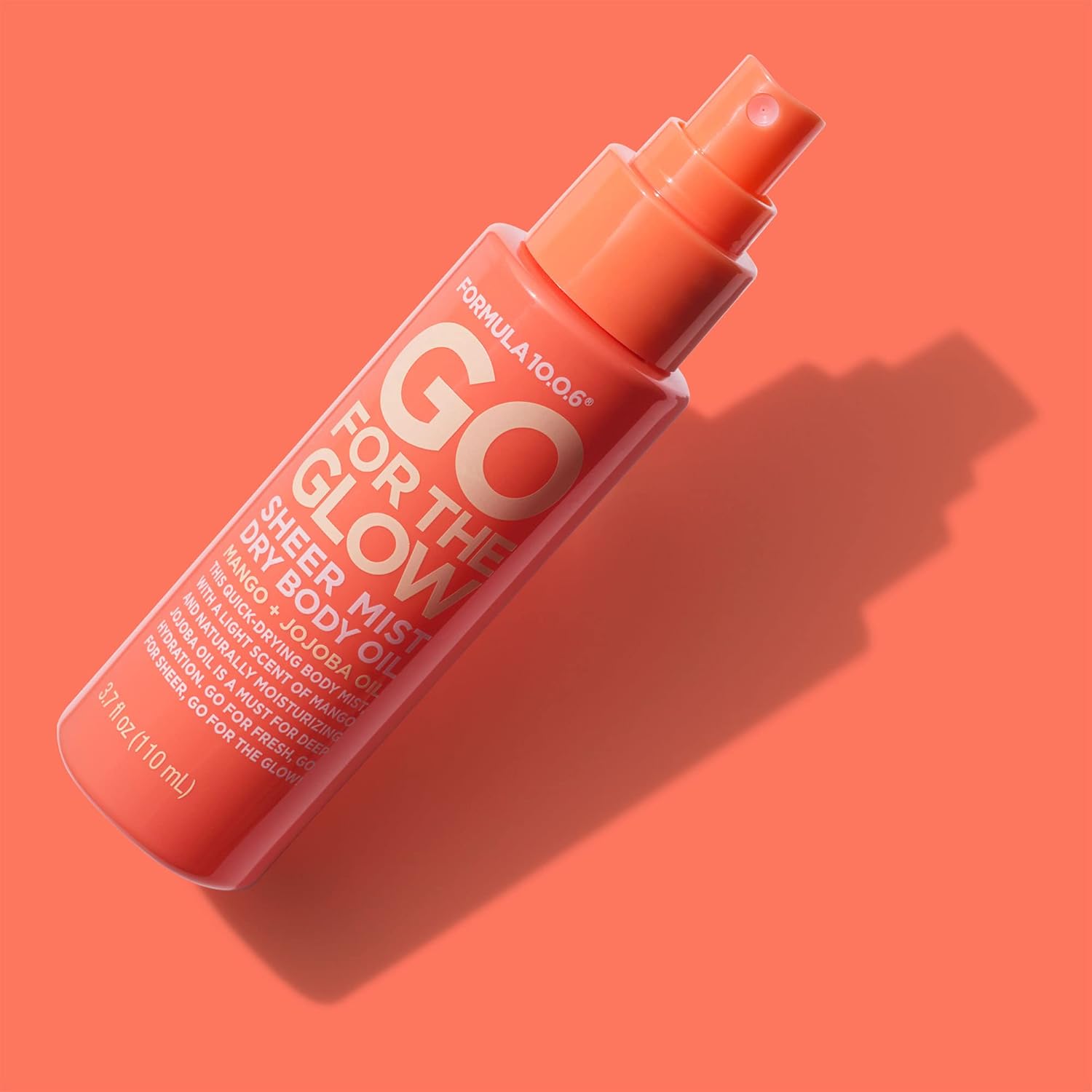 FORMULA 10.0.6 - Go for the Glow Dry Body Oil - Sheer Body Mist for Deep Hydration 3.7 fl oz (110ml)