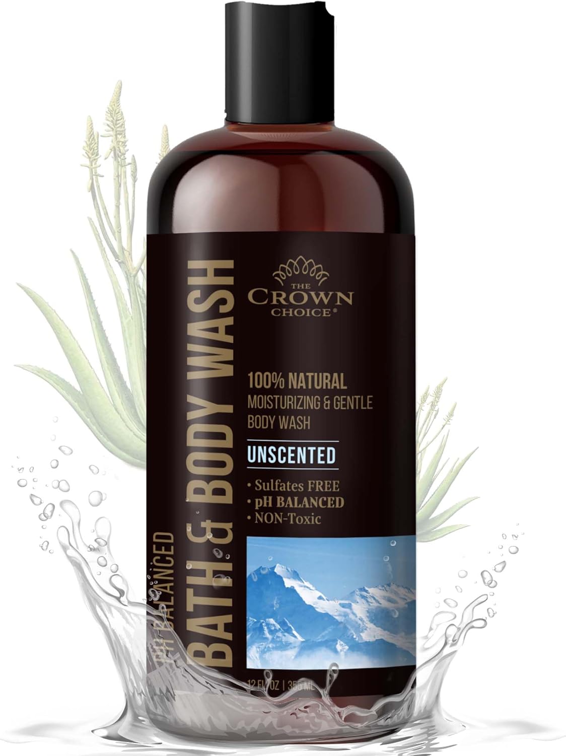 Natural Unscented Body Wash for Sensitive Skin