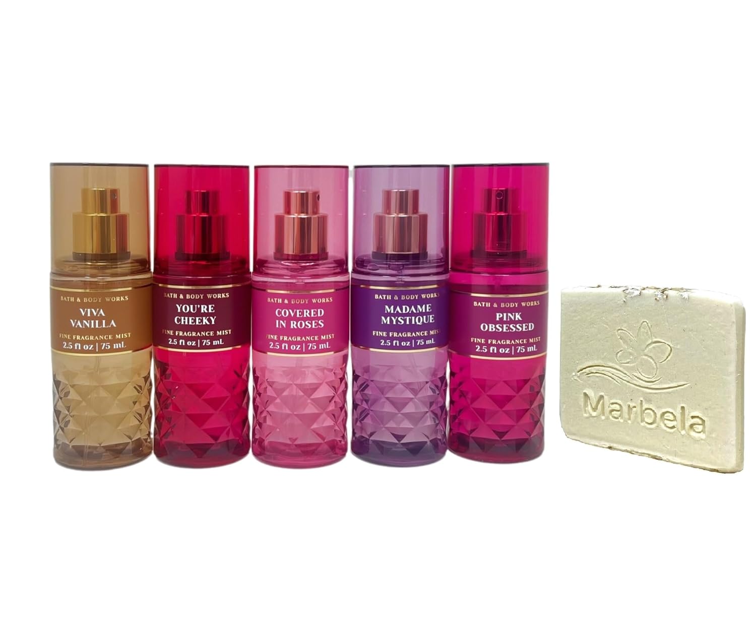 Bath & Body Works Everyday Luxuries 5 Piece Mini Fine Fragrance Gift Set